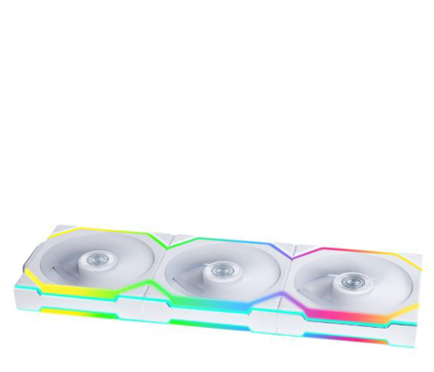 LIAN LI Uni Fan SL Wireless 120 Reverse White Triple Pack 3x120mm - 1332109 - zdjęcie
